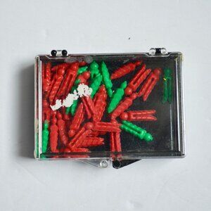 Vintage Christmas Card Holder Pins